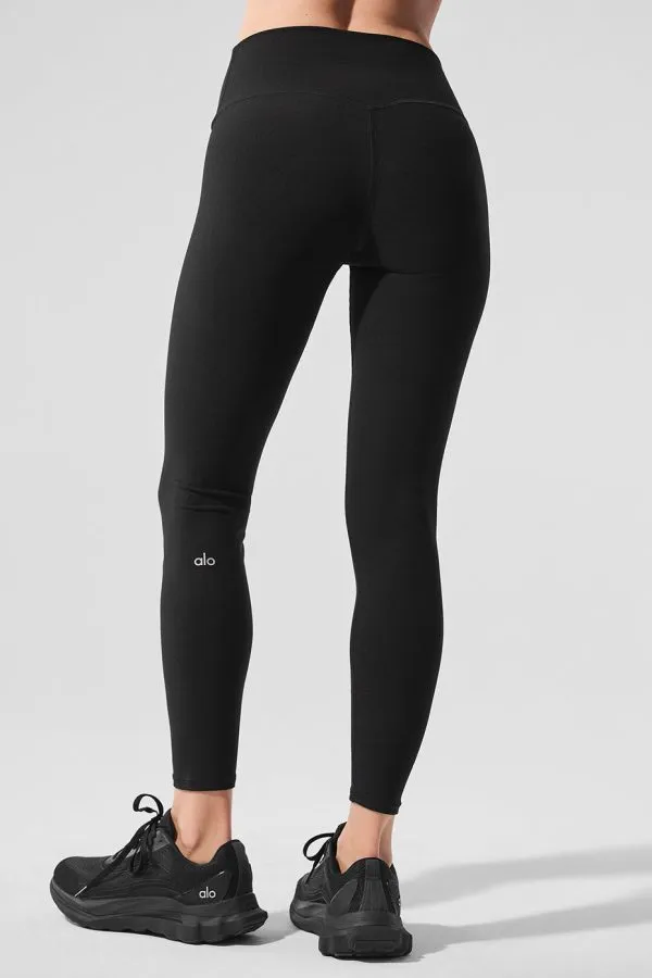 Ultrasoft High-Waist 7/8 Highlight Legging - Black