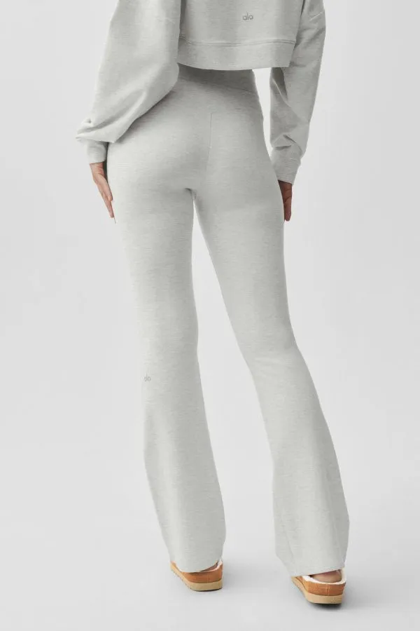 Sway Bootcut Sweatpant - White Heather