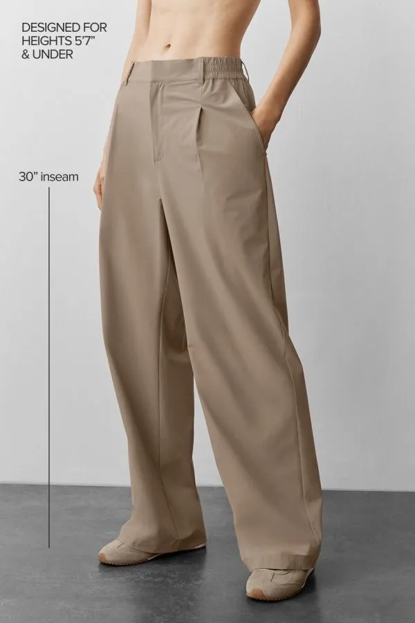 High-Waist Pursuit Trouser (Regular) - Gravel