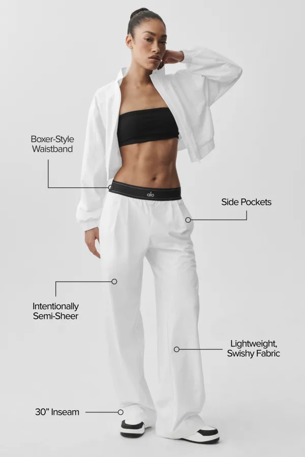 Suit Up Trouser (Long) - White/Black