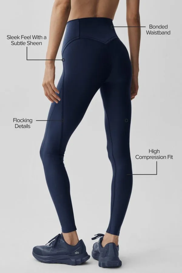 Airlift High-Waist Top-Notch Legging - Navy