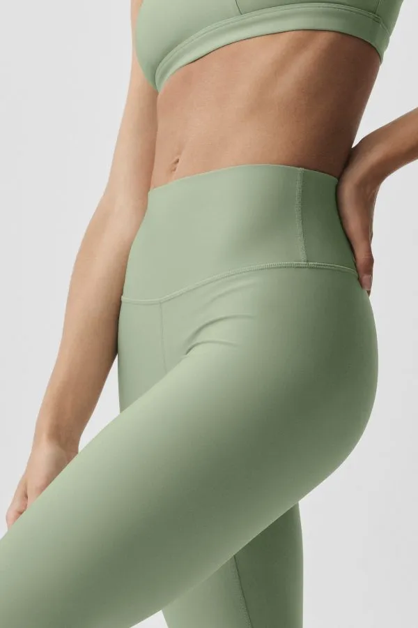 16" High-Waist Airlift Capri - Dune Grass