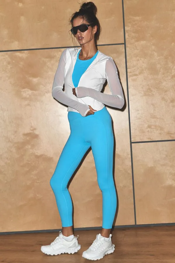 Softsculpt High-Waist 7/8 Superset Legging - Azure Blue