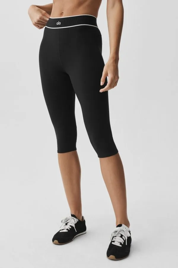 Softsculpt High-Waist Amp It Up Capri - Black