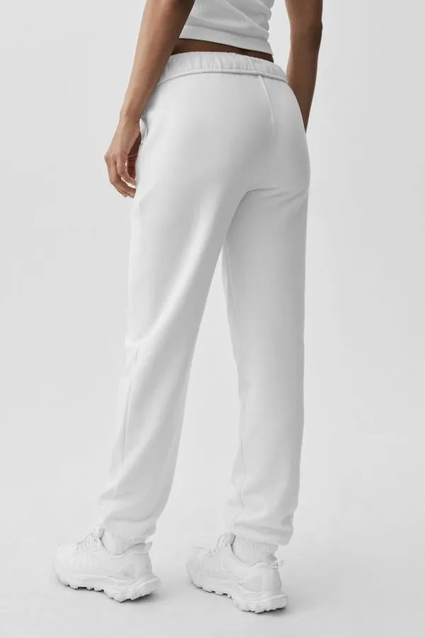 Accolade Sweatpant - White