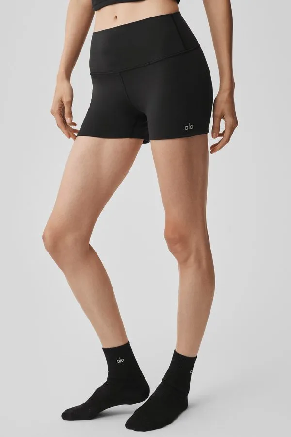 3" Ultrasoft High-Waist Carefree Short - Black