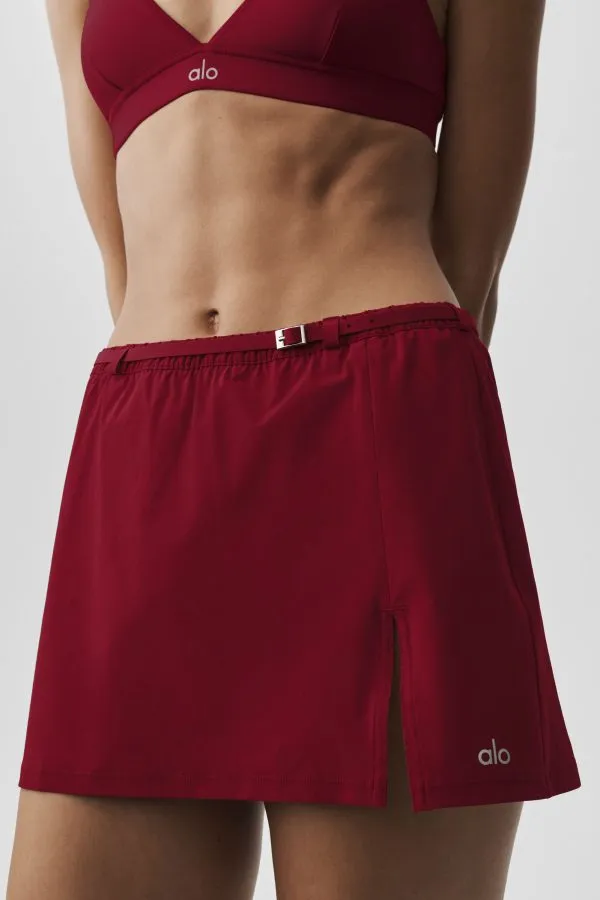 Connection Mini Skirt - Summer Romance Red