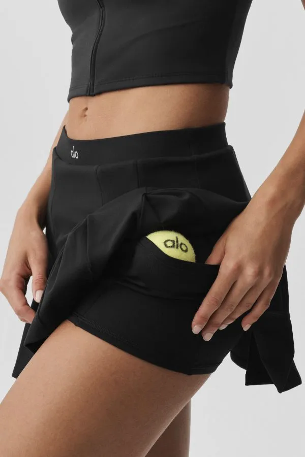 Softsculpt Topspin Tennis Skirt - Black