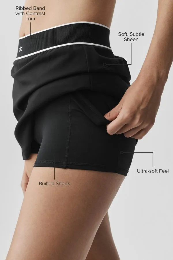 Softsculpt Amp It Up Tennis Skirt - Black