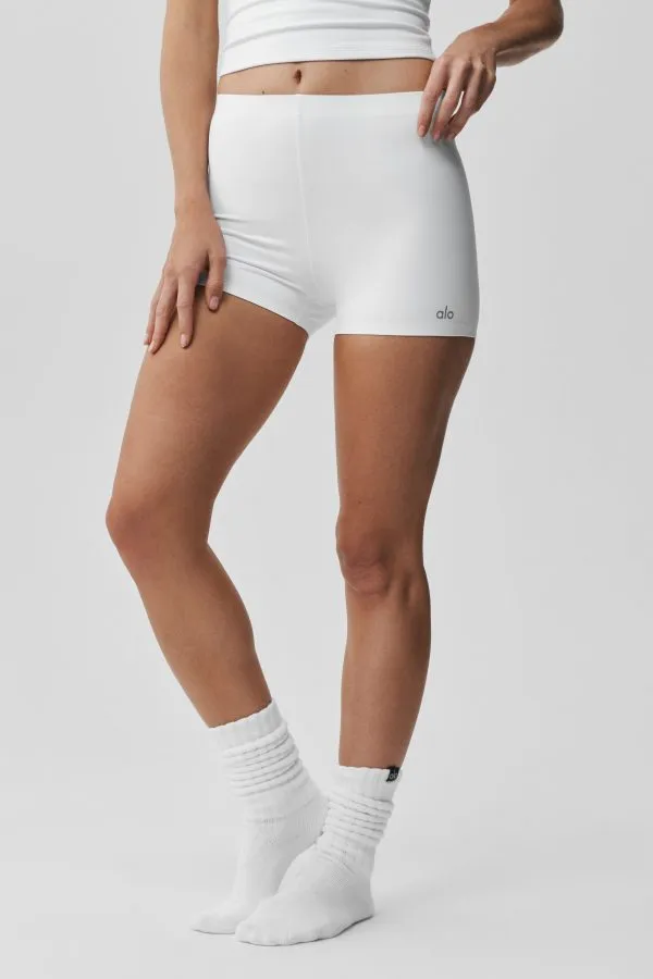2" Softsculpt Mid-Rise Short - White