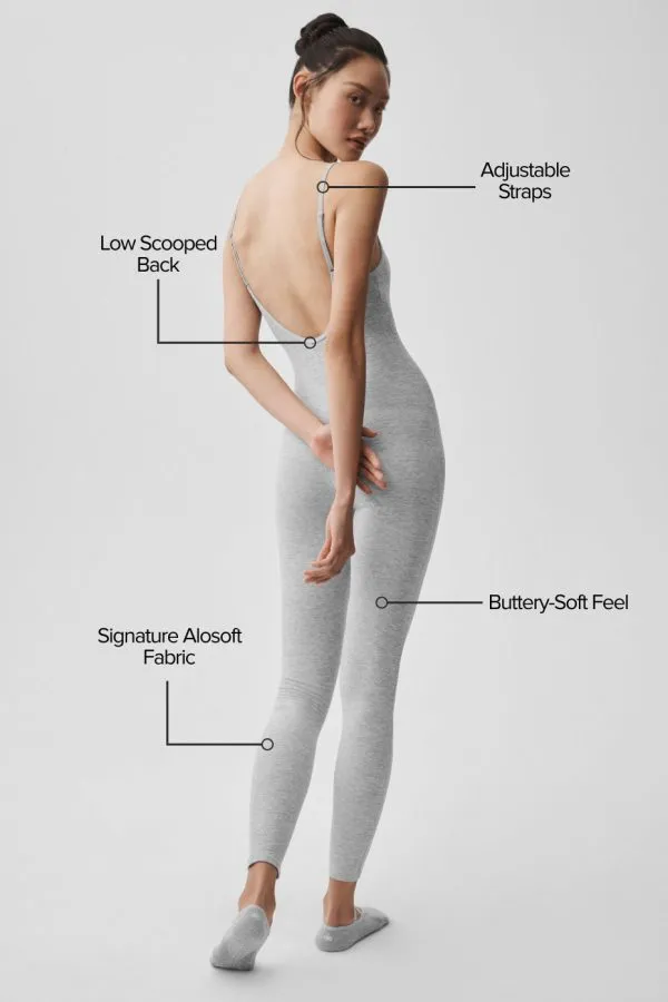 Ultrasoft One And Done Onesie - Athletic Heather Grey