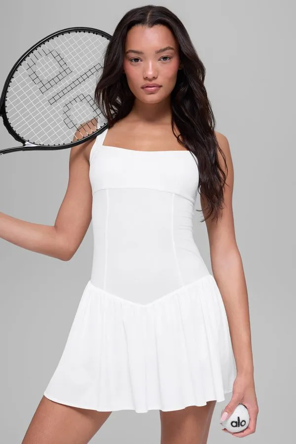 Ultrasoft Break Point Tennis Dress - White