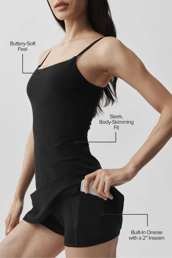 Ultrasoft Encore Tennis Dress - Black