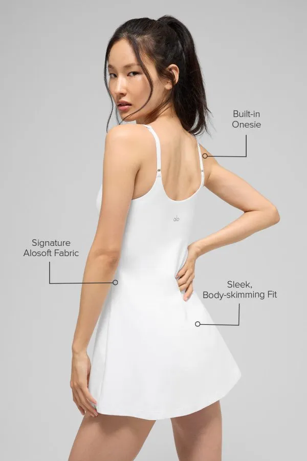 Ultrasoft Encore Tennis Dress - White