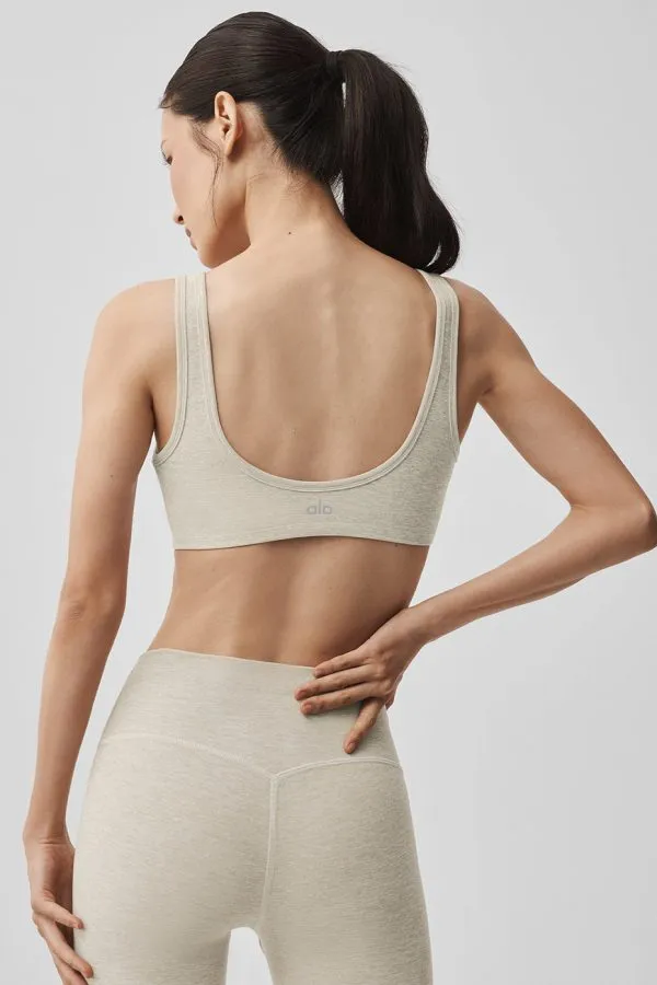 Ultrasoft Center Stage Bra - Oatmeal Heather