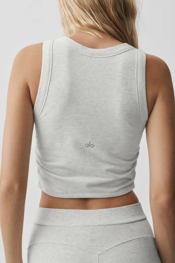 Sway Bra Tank - White Heather
