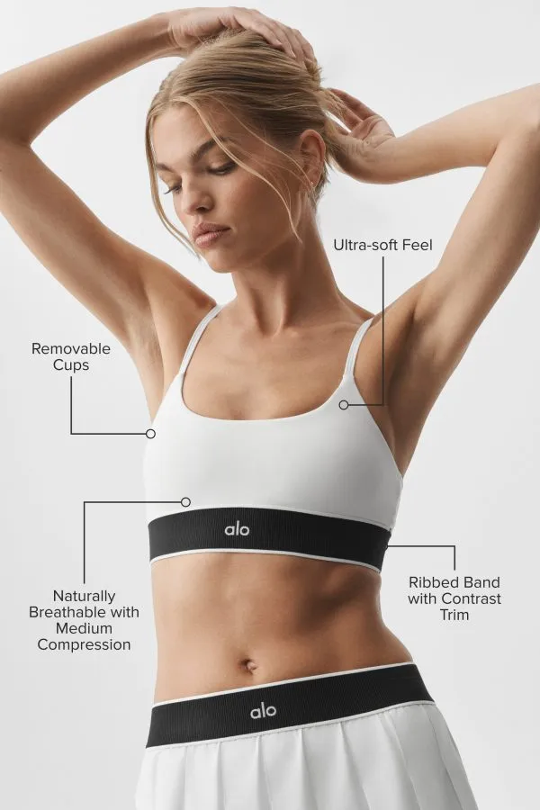 Softsculpt Amp It Up Bra - White/Black